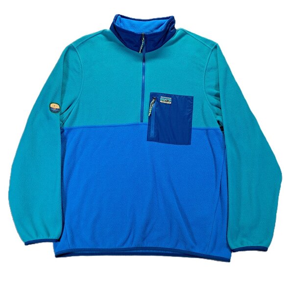 Patagonia Microdini 1/2 Zip Pullover Men XL Fleece Vessel Blue 26200 SP24 - Picture 1 of 9